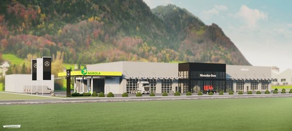 3D Visualisierung Altherr Nutzfahrzeuge AG in Bilten<br>