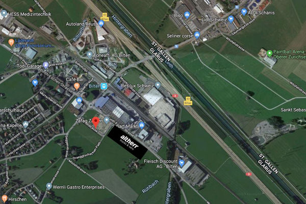 Standort des Neubaus in Bilten